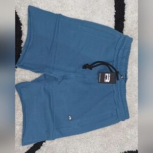 Iron Rebel Blue Drawstring Shorts